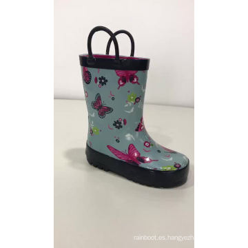 Botas de lluvia de goma para niños